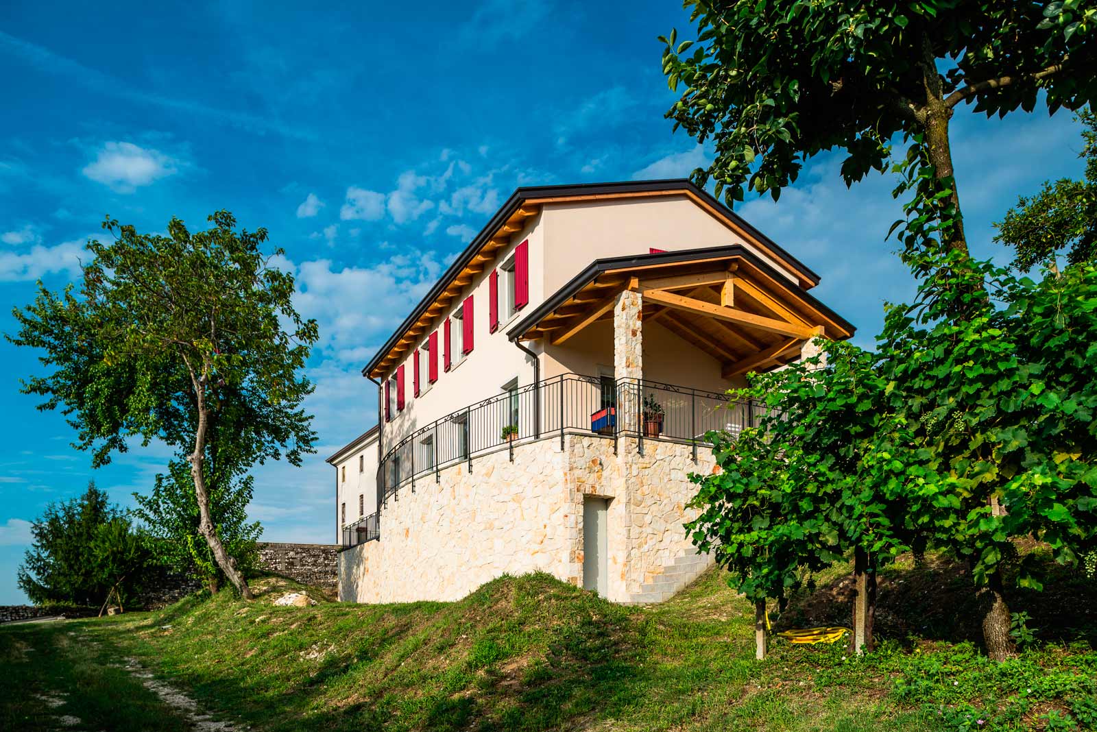 Casa in collina provincia di Treviso Woodbau Longarone