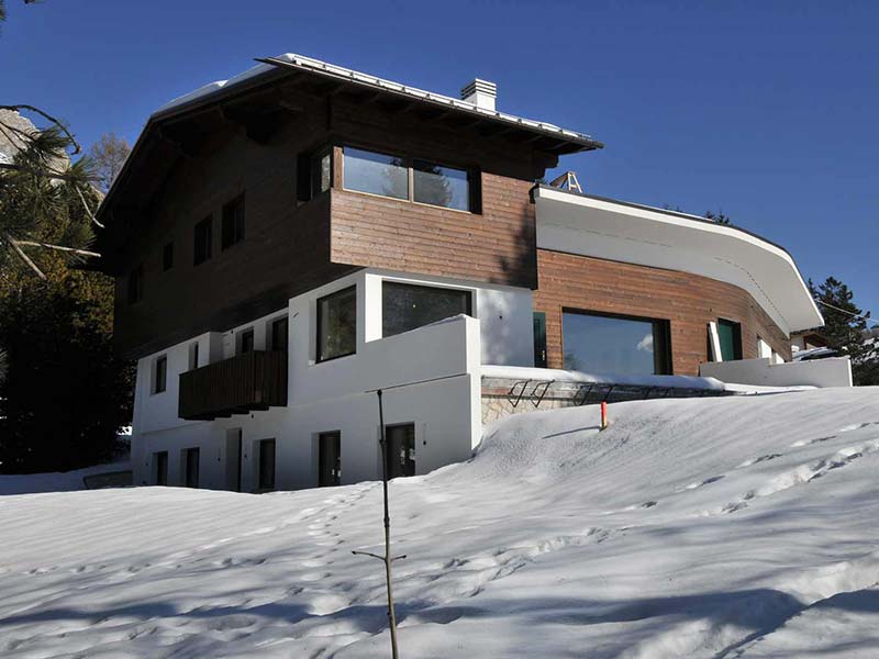 Sopraelevazione casa a Cortina d'Ampezzo Woodbau